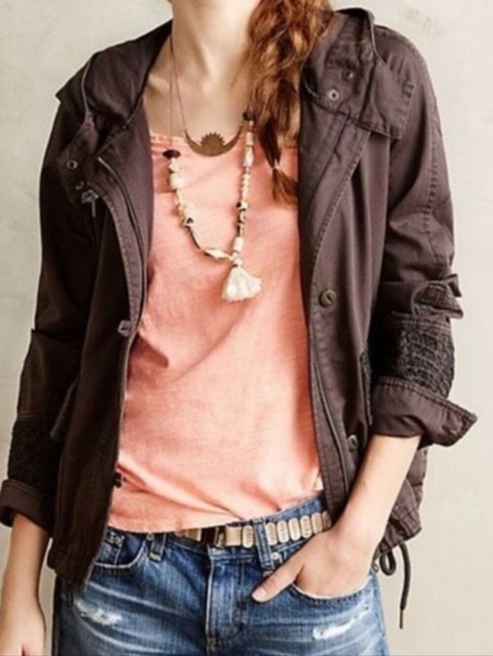 Anthropologie X Hei Hei Faroe Anorak S